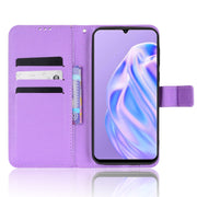 For Ulefone Note 6/ Note 6P Diamond Texture Leather Phone Case(Purple)