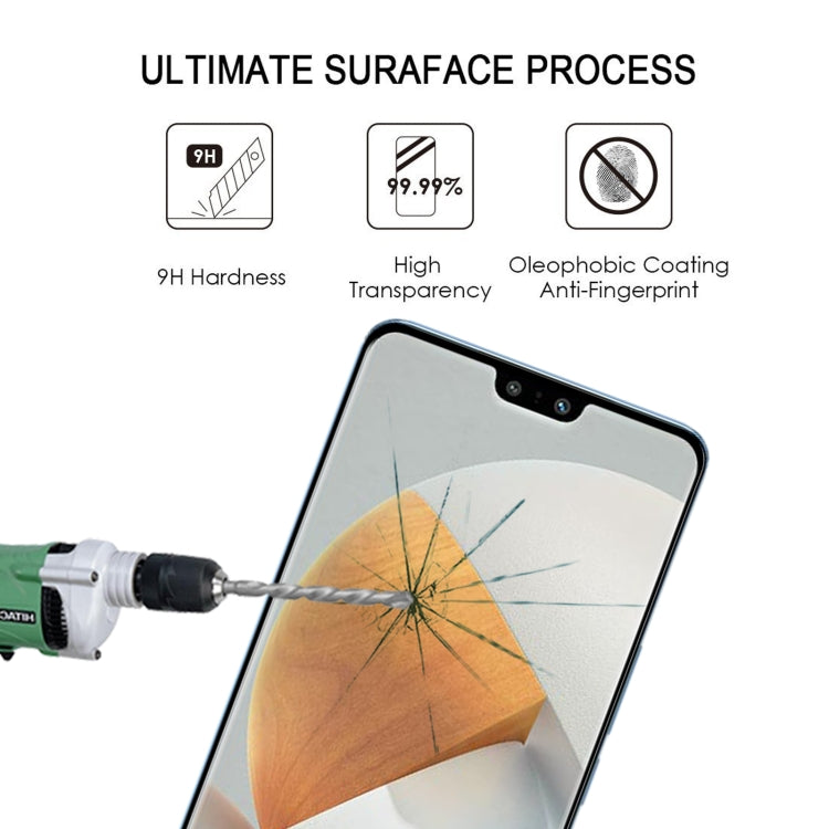 Full Glue Cover Screen Protector Tempered Glass Film For vivo S12 / V23 5G