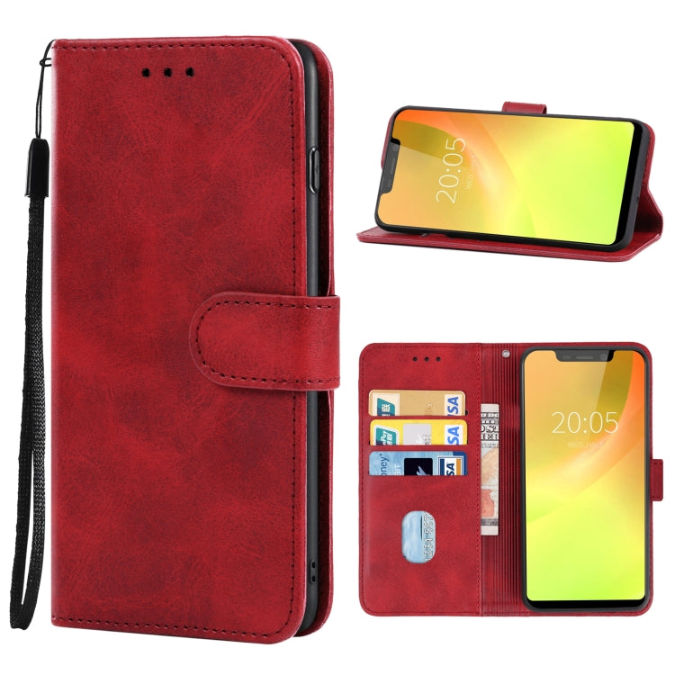 Leather Phone Case For Blackview A30(Red)