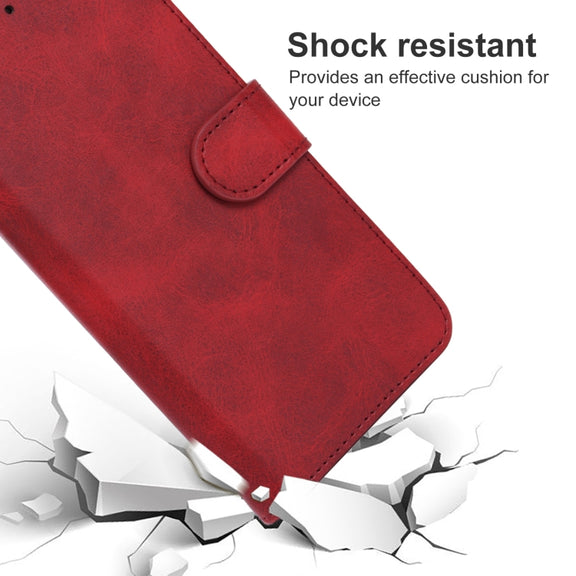 Leather Phone Case For Blackview A30(Red)