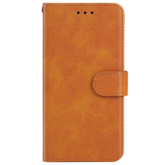 Leather Phone Case For Blackview A30(Brown)