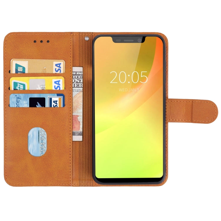 Leather Phone Case For Blackview A30(Brown)