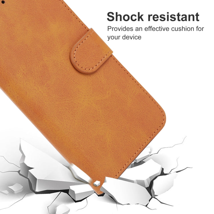 Leather Phone Case For Blackview A30(Brown)
