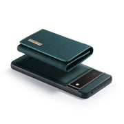 For Google Pixel 6 Pro DG.MING M1 Series 3-Fold Multi Card Wallet Back Cover Leather Phone Case(Green)