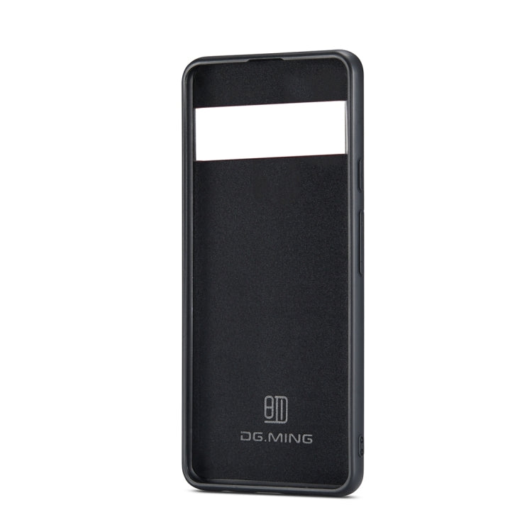 For Google Pixel 6 Pro DG.MING M1 Series 3-Fold Multi Card Wallet Back Cover Leather Phone Case(Black)