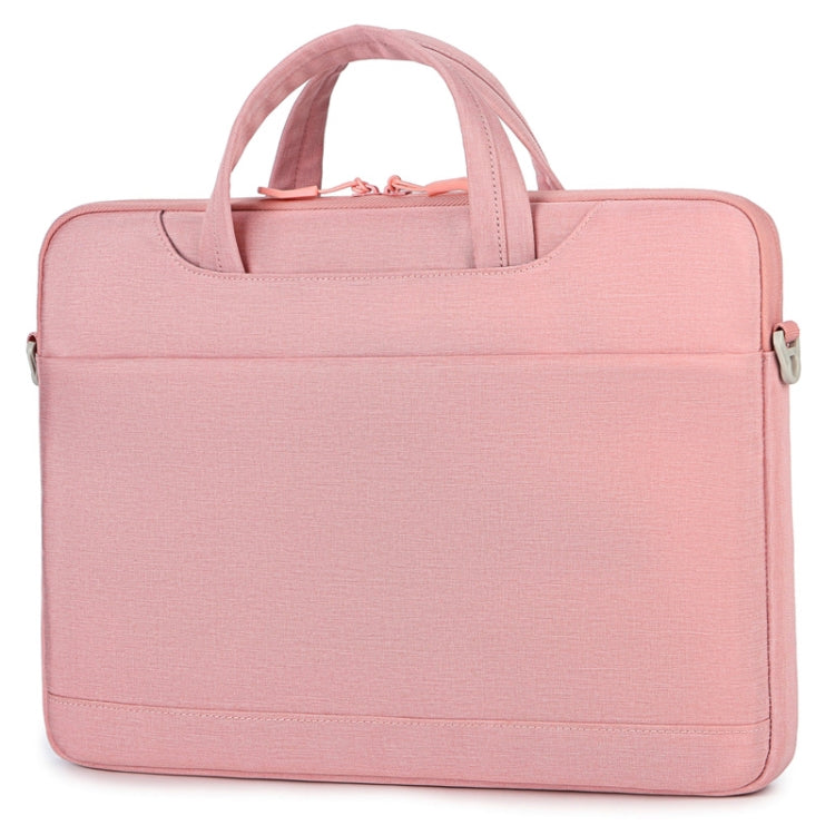P510 Water-resistant Oxford Cloth Laptop Handbag For 13.3-14 inch(Pink)