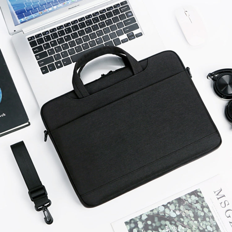 P510 Water-resistant Oxford Cloth Laptop Handbag For 15-16 inch(Black)