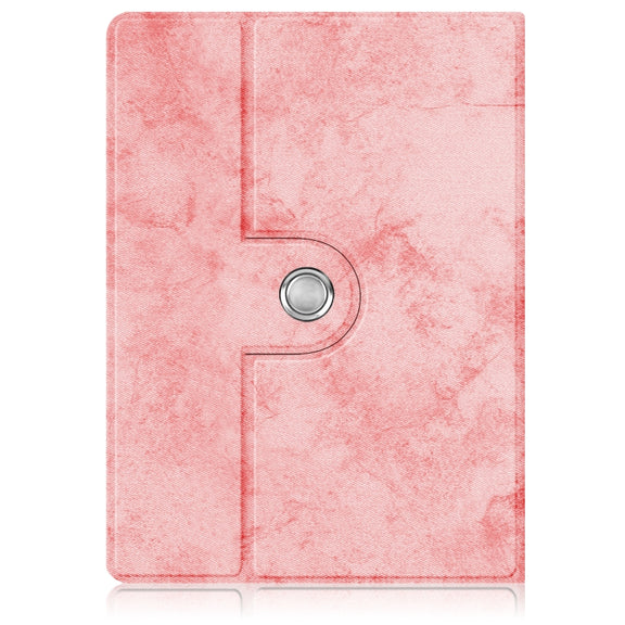For Realme PocketBook PB970 360 Degrees Rotation Leather Tablet Case(Pink)