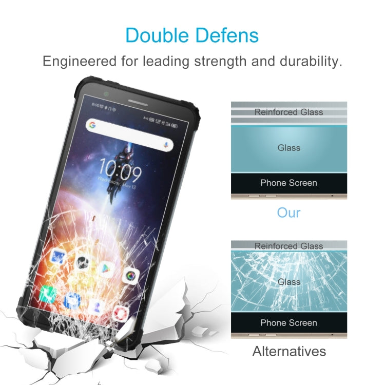 10 PCS 0.26mm 9H 2.5D Tempered Glass Film For Blackview BV6600E