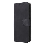 For Ulefone Note 6 Skin Feel Magnetic Flip Leather Phone Case(Black)
