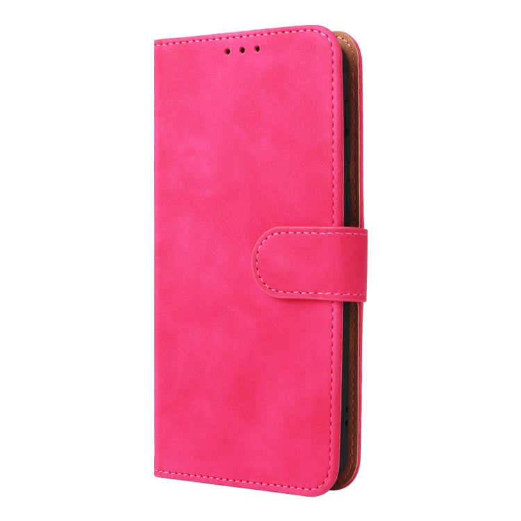 For Ulefone Note 6 Skin Feel Magnetic Flip Leather Phone Case(Rose Gold)