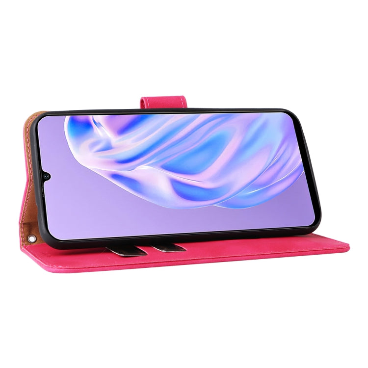 For Ulefone Note 6 Skin Feel Magnetic Flip Leather Phone Case(Rose Gold)