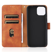 For Ulefone Note 6 Skin Feel Magnetic Flip Leather Phone Case(Brown)