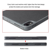 For iPad Pro 10.5 Mutural Exquisite Series Cloth Texture PU+TPU Leather Case with 3-Fold Holder & Pen Slot & Sleep & Wake-up Function(Green)