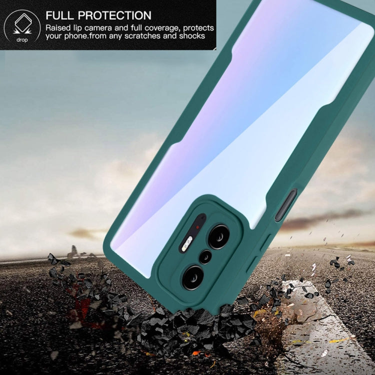 For Xiaomi Mi 11T / 11T Pro Acrylic + TPU 360 Degrees Full Coverage Shockproof Phone Case(Red)