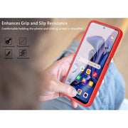 For Xiaomi Mi 11T / 11T Pro Acrylic + TPU 360 Degrees Full Coverage Shockproof Phone Case(Red)