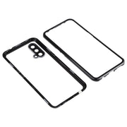 For OnePlus Nord CE 5G Full Cover Magnetic Metal Tempered Glass Phone Case(Black)