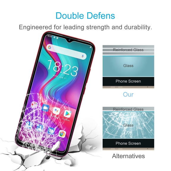 10 PCS 0.26mm 9H 2.5D Tempered Glass Film For Doogee X96