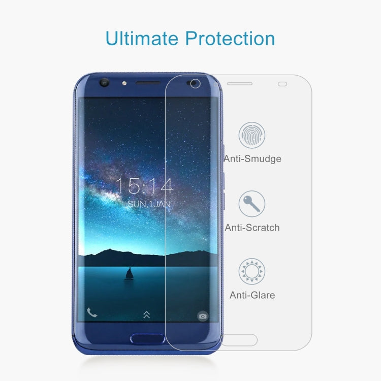 50 PCS 0.26mm 9H 2.5D Tempered Glass Film For Doogee BL5000