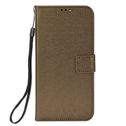 For Ulefone Armor X9 Diamond Texture Leather Phone Case(Brown)