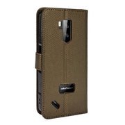 For Ulefone Armor X9 Diamond Texture Leather Phone Case(Brown)