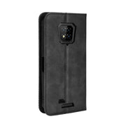 For Ulefone Armor 8 Magnetic Buckle Retro Texture Leather Phone Case(Black)