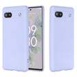 For Google Pixel 6a Pure Color Liquid Silicone Phone Case(Purple) - Google Cases by PMC TechLife | Online Shopping South Africa | PMC TechLife | Buy Now Pay Later Mobicred