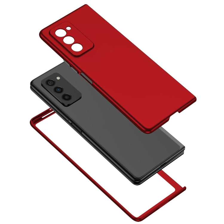 For Samsung Galaxy Z Fold2 5G Armor Foldable Phone Case(Red)
