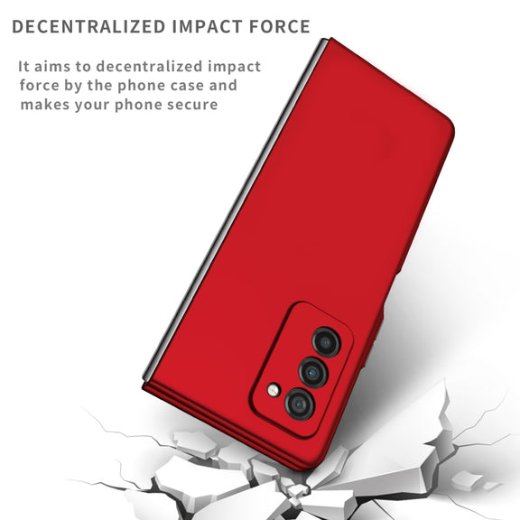 For Samsung Galaxy Z Fold2 5G Armor Foldable Phone Case(Red)