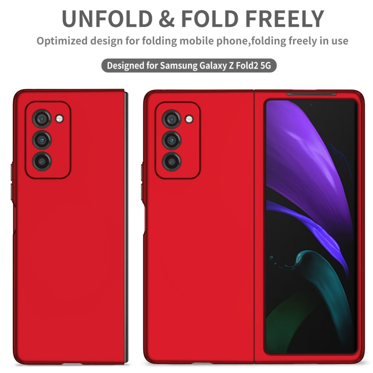 For Samsung Galaxy Z Fold2 5G Armor Foldable Phone Case(Red)