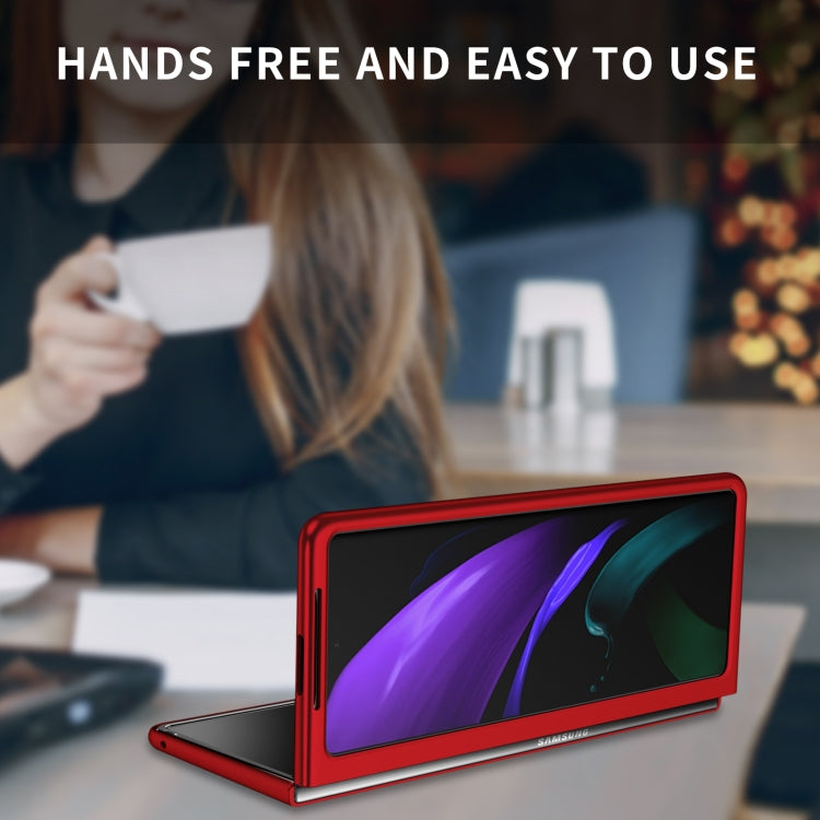 For Samsung Galaxy Z Fold2 5G Armor Foldable Phone Case(Red)