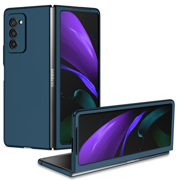 For Samsung Galaxy Z Fold2 5G Armor Foldable Phone Case(Dark Blue)