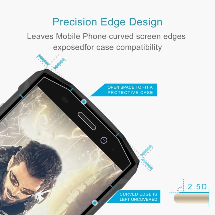 10 PCS 0.26mm 9H 2.5D Tempered Glass Film For Blackview BV5800