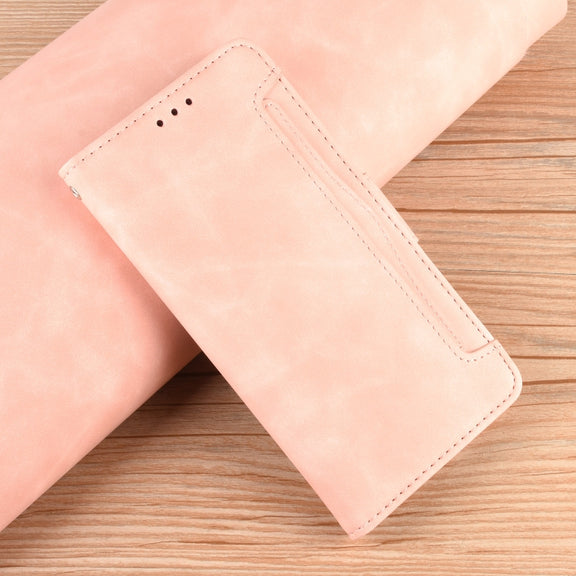 For Doogee S96 Pro Skin Feel Calf Pattern Leather Phone Case(Pink)