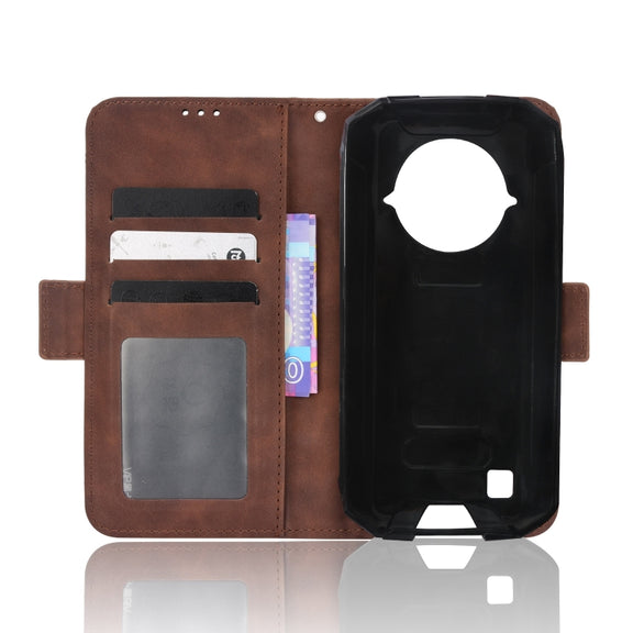 For Doogee S96 Pro Skin Feel Calf Pattern Leather Phone Case(Brown)