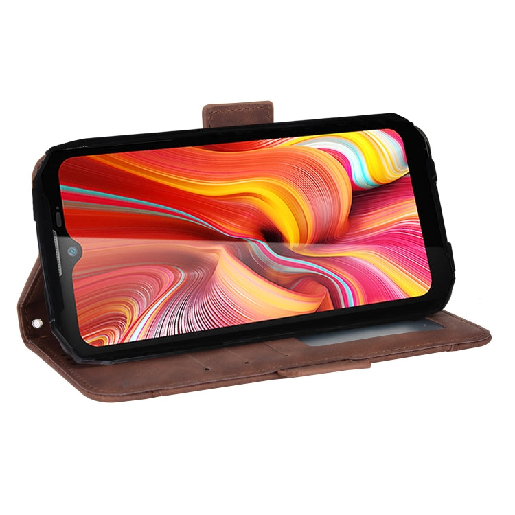 For Doogee S96 Pro Skin Feel Calf Pattern Leather Phone Case(Brown)