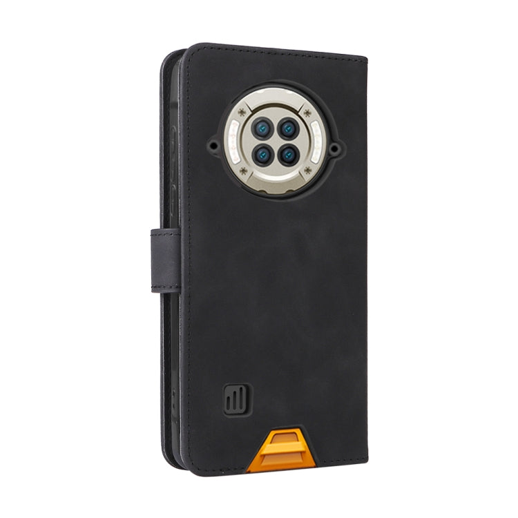 For DOOGEE S96 Pro Skin Feel Magnetic Buckle Calf Texture PU Phone Case(Black)