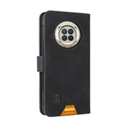 For DOOGEE S96 Pro Skin Feel Magnetic Buckle Calf Texture PU Phone Case(Black)