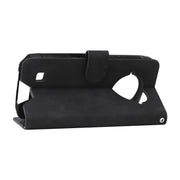 For DOOGEE S96 Pro Skin Feel Magnetic Buckle Calf Texture PU Phone Case(Black)
