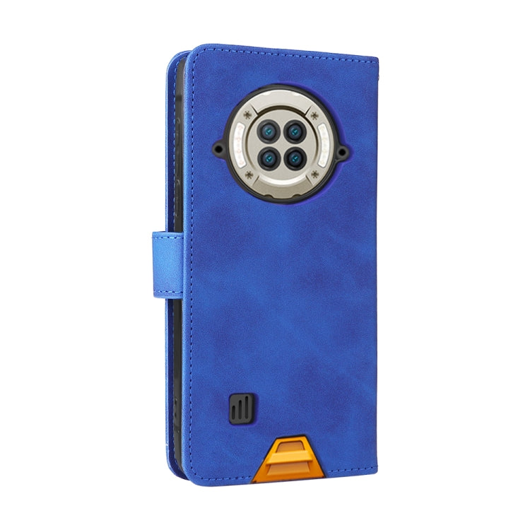 For DOOGEE S96 Pro Skin Feel Magnetic Buckle Calf Texture PU Phone Case(Blue)