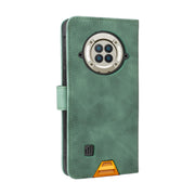 For DOOGEE S96 Pro Skin Feel Magnetic Buckle Calf Texture PU Phone Case(Green)