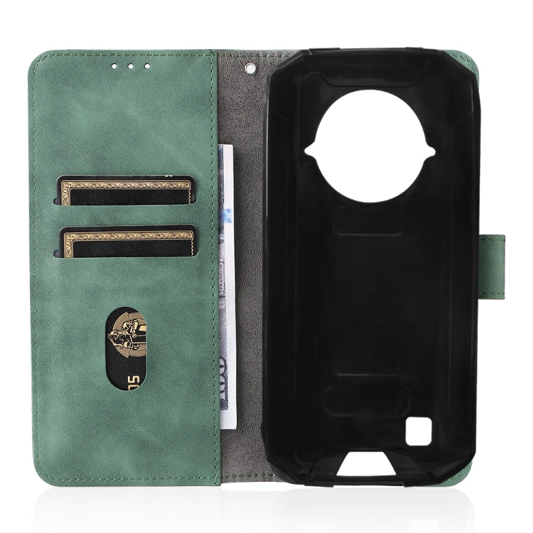 For DOOGEE S96 Pro Skin Feel Magnetic Buckle Calf Texture PU Phone Case(Green)