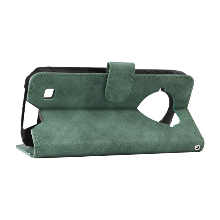 For DOOGEE S96 Pro Skin Feel Magnetic Buckle Calf Texture PU Phone Case(Green)