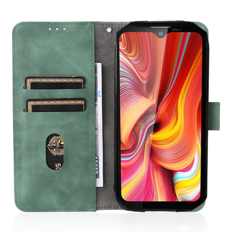 For DOOGEE S96 Pro Skin Feel Magnetic Buckle Calf Texture PU Phone Case(Green)