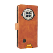 For DOOGEE S96 Pro Skin Feel Magnetic Buckle Calf Texture PU Phone Case(Brown)