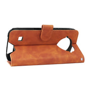 For DOOGEE S96 Pro Skin Feel Magnetic Buckle Calf Texture PU Phone Case(Brown)