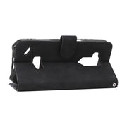 For Ulefone Armor X9 Skin Feel Magnetic Buckle Calf Texture PU Phone Case(Black)