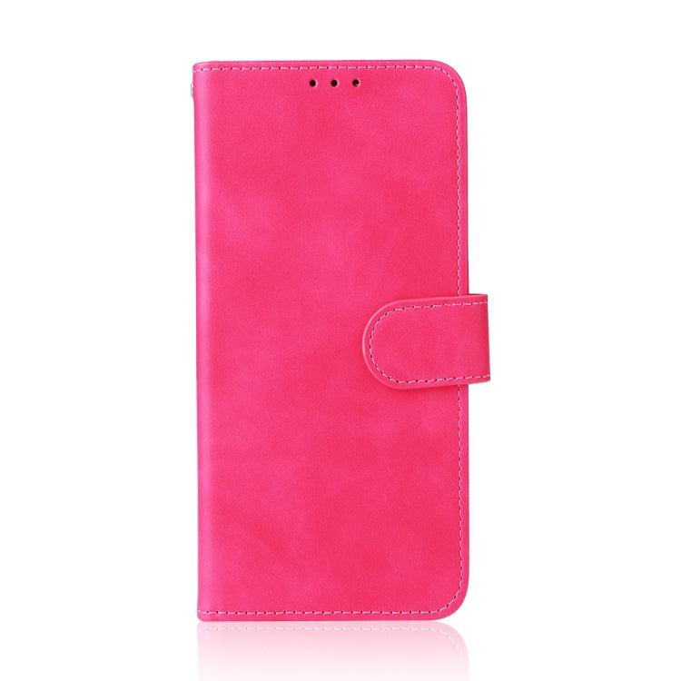 For Ulefone Armor X9 Skin Feel Magnetic Buckle Calf Texture PU Phone Case(Rose Red)