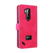 For Ulefone Armor X9 Skin Feel Magnetic Buckle Calf Texture PU Phone Case(Rose Red)