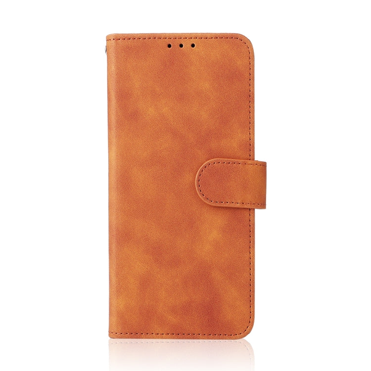 For Ulefone Armor X9 Skin Feel Magnetic Buckle Calf Texture PU Phone Case(Brown)